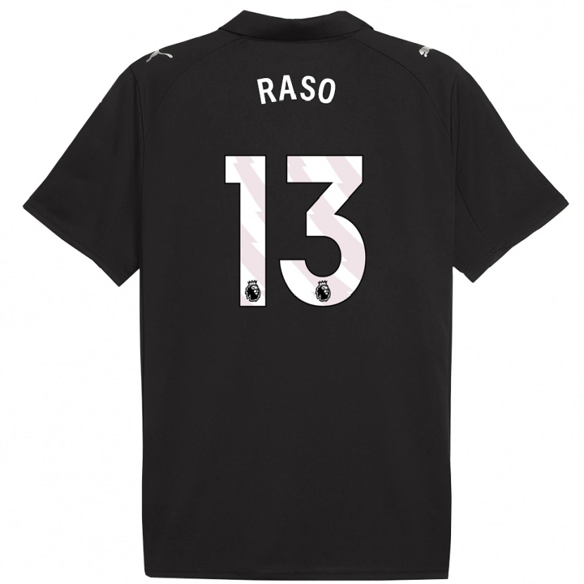 Danxen Herren Hayley Raso #13 Schwarz Weiß Auswärtstrikot Trikot 2025/26 T-Shirt Österreich