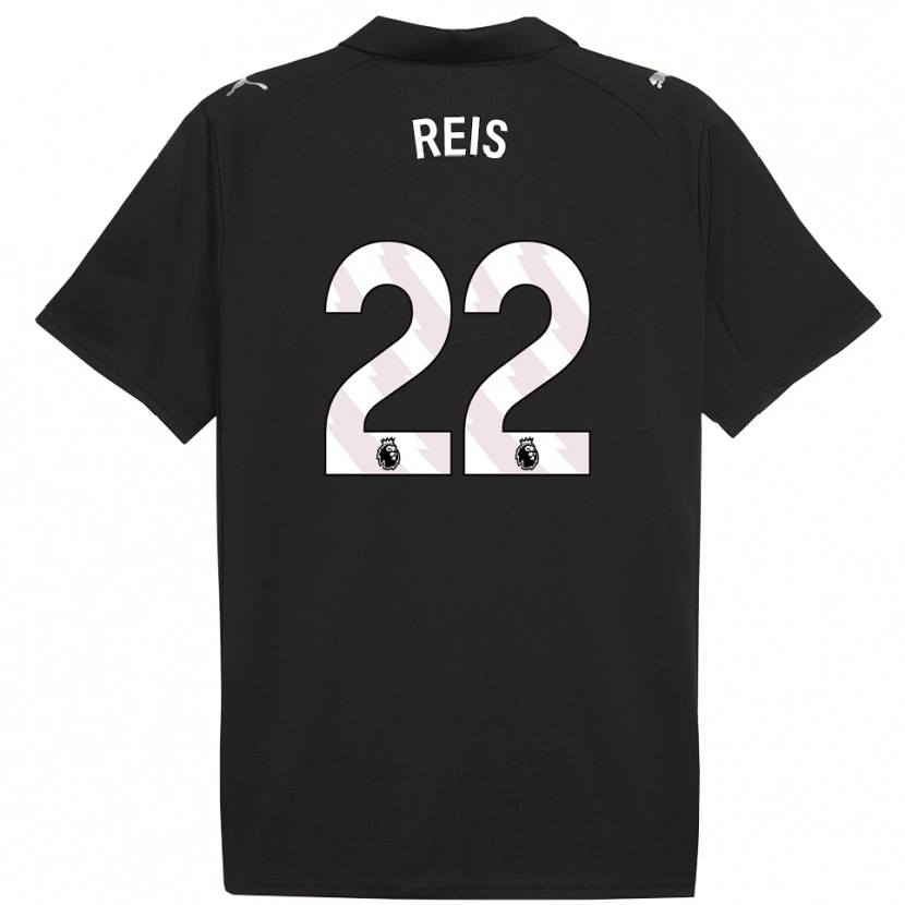 Danxen Herren Vitor Reis #22 Schwarz Weiß Auswärtstrikot Trikot 2025/26 T-Shirt Österreich