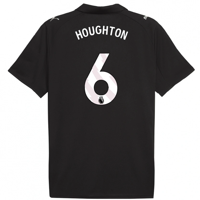 Danxen Herren Steph Houghton #6 Schwarz Weiß Auswärtstrikot Trikot 2025/26 T-Shirt Österreich