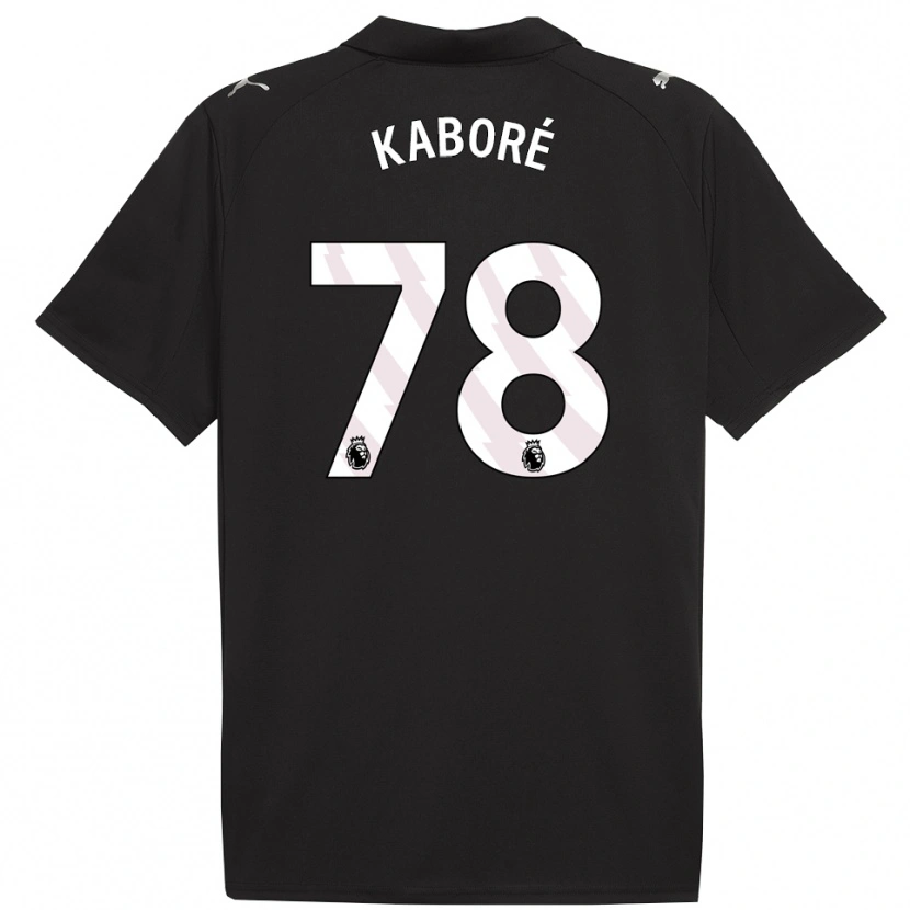 Danxen Herren Issa Kaboré #78 Schwarz Weiß Auswärtstrikot Trikot 2025/26 T-Shirt Österreich