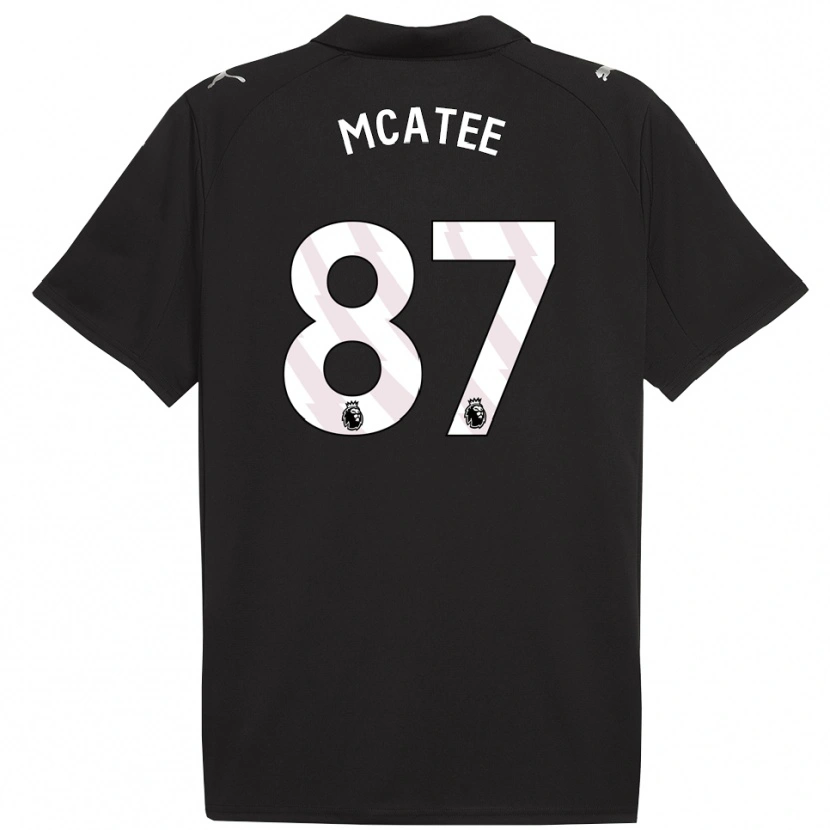 Danxen Herren James Mcatee #87 Schwarz Weiß Auswärtstrikot Trikot 2025/26 T-Shirt Österreich