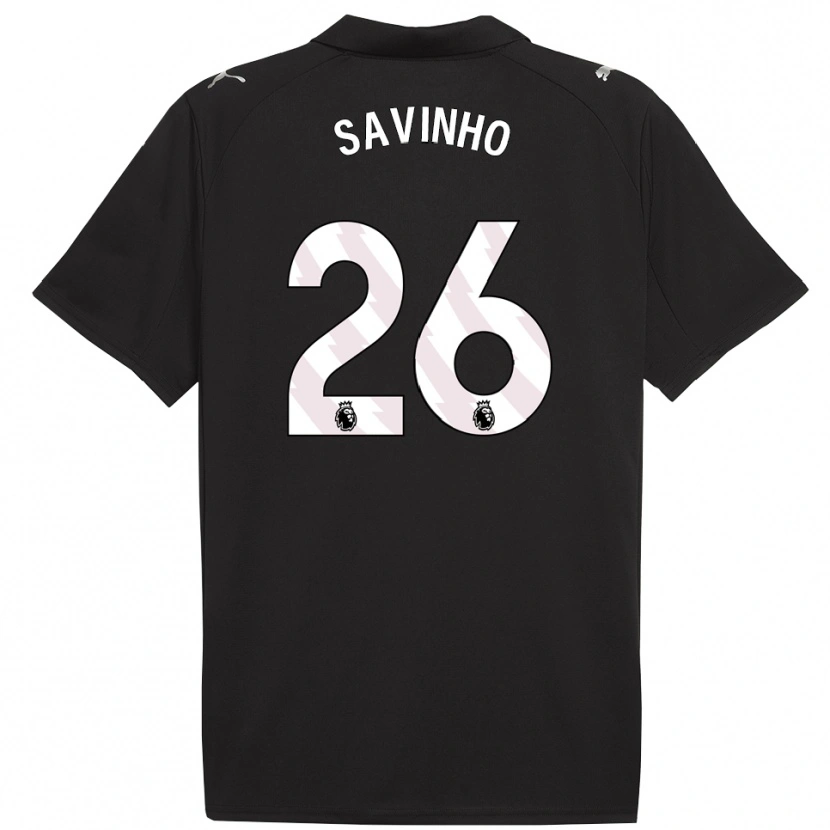 Danxen Herren Savinho #26 Schwarz Weiß Auswärtstrikot Trikot 2025/26 T-Shirt Österreich