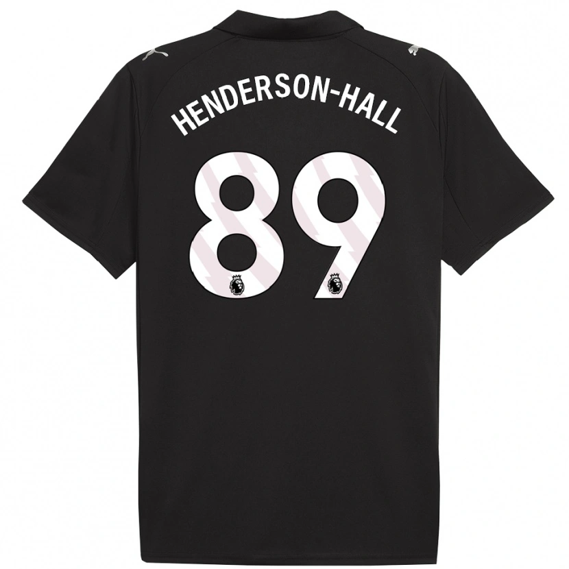 Danxen Herren Matty Henderson-Hall #89 Schwarz Weiß Auswärtstrikot Trikot 2025/26 T-Shirt Österreich
