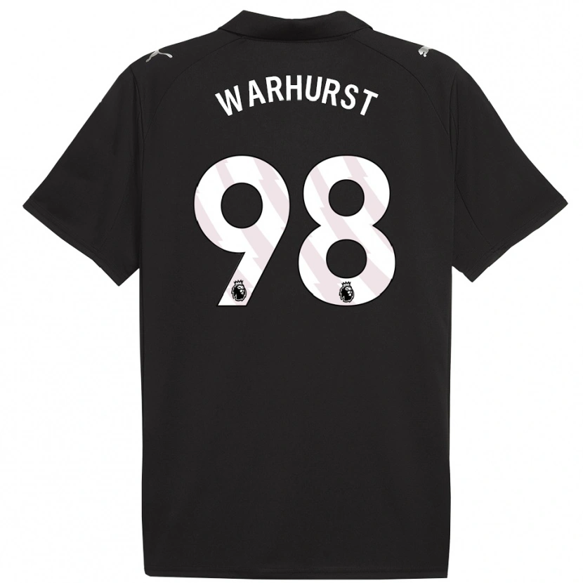 Danxen Herren Matty Warhurst #98 Schwarz Weiß Auswärtstrikot Trikot 2025/26 T-Shirt Österreich