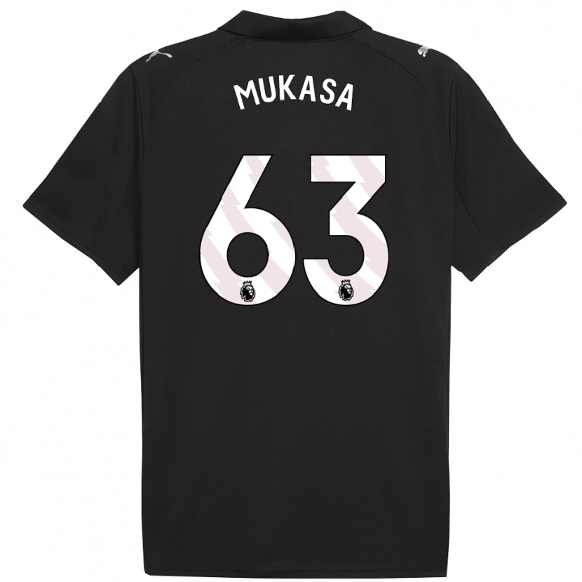 Danxen Herren Divine Mukasa #63 Schwarz Weiß Auswärtstrikot Trikot 2025/26 T-Shirt Österreich
