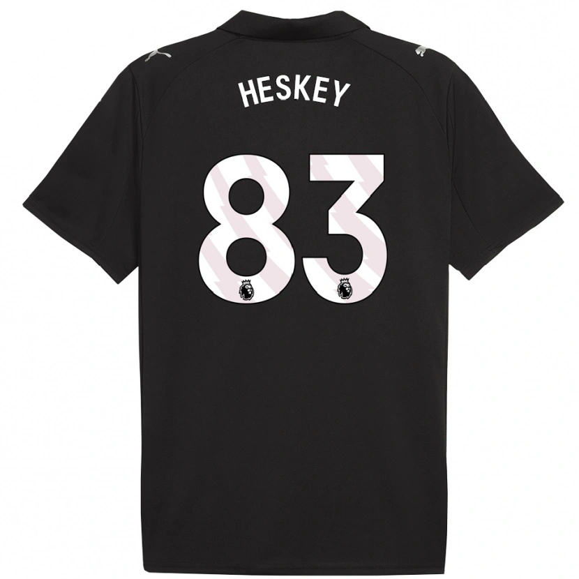 Danxen Herren Reigan Heskey #83 Schwarz Weiß Auswärtstrikot Trikot 2025/26 T-Shirt Österreich