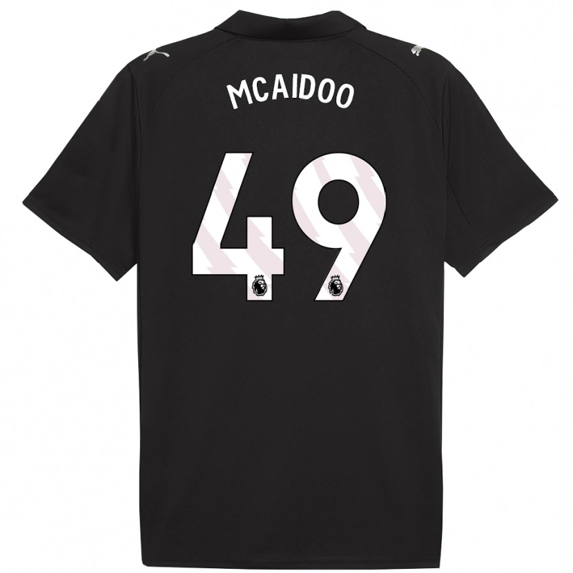 Danxen Herren Ryan Mcaidoo #49 Schwarz Weiß Auswärtstrikot Trikot 2025/26 T-Shirt Österreich