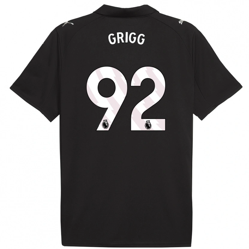 Danxen Herren Finley Grigg #92 Schwarz Weiß Auswärtstrikot Trikot 2025/26 T-Shirt Österreich
