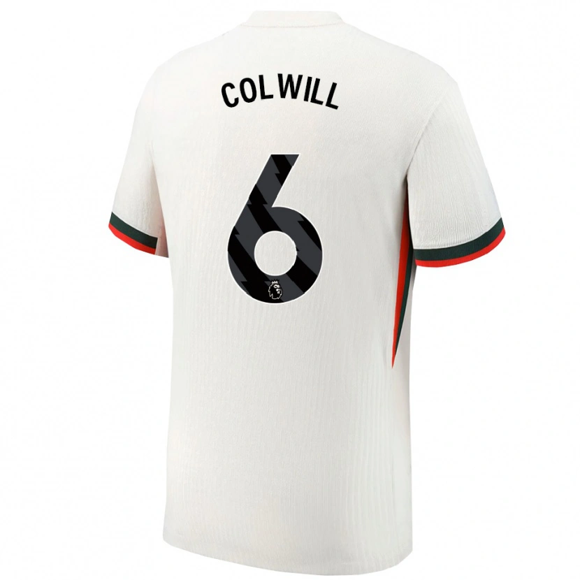 Danxen Herren Levi Colwill #6 Weiß Grün Auswärtstrikot Trikot 2025/26 T-Shirt Österreich