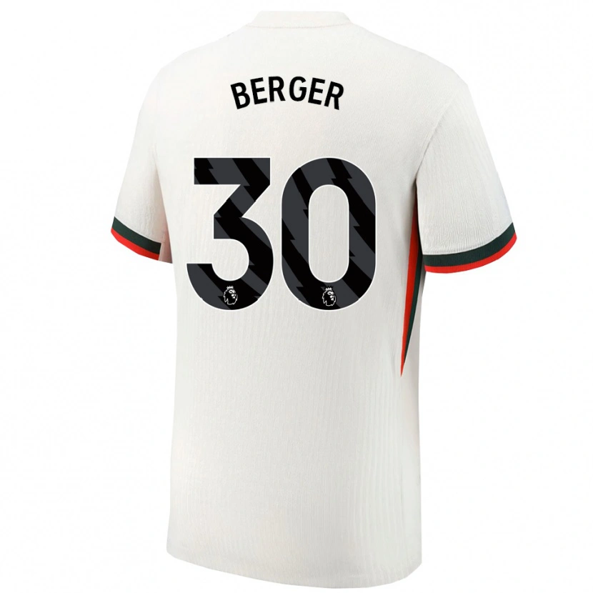 Danxen Herren Ann-Katrin Berger #30 Weiß Grün Auswärtstrikot Trikot 2025/26 T-Shirt Österreich