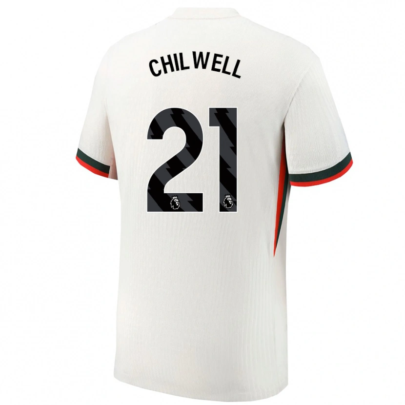 Danxen Herren Ben Chilwell #21 Weiß Grün Auswärtstrikot Trikot 2025/26 T-Shirt Österreich
