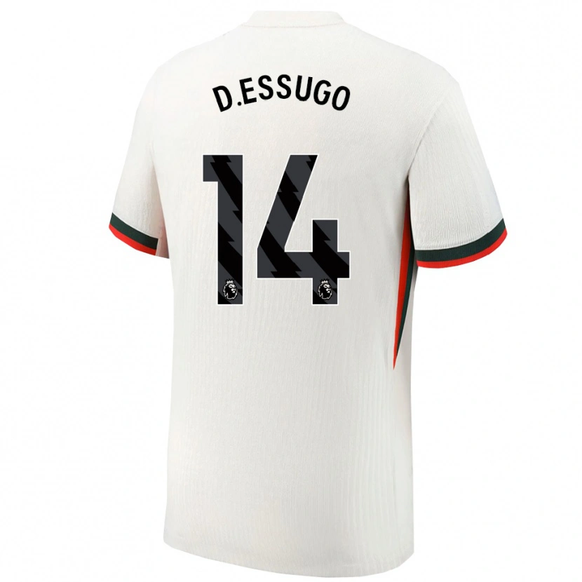 Danxen Herren Dário Essugo #14 Weiß Grün Auswärtstrikot Trikot 2025/26 T-Shirt Österreich