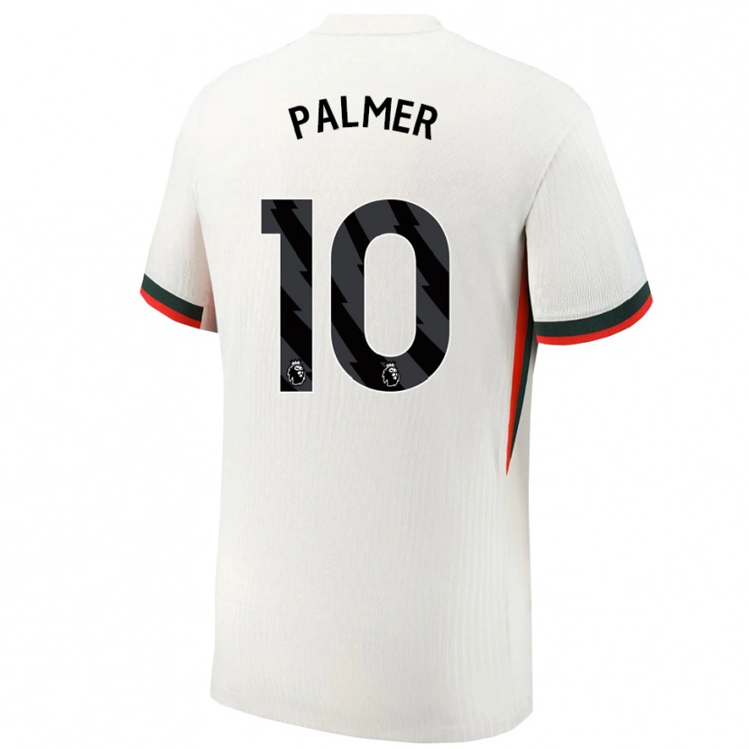 Danxen Herren Cole Palmer #10 Weiß Grün Auswärtstrikot Trikot 2025/26 T-Shirt Österreich