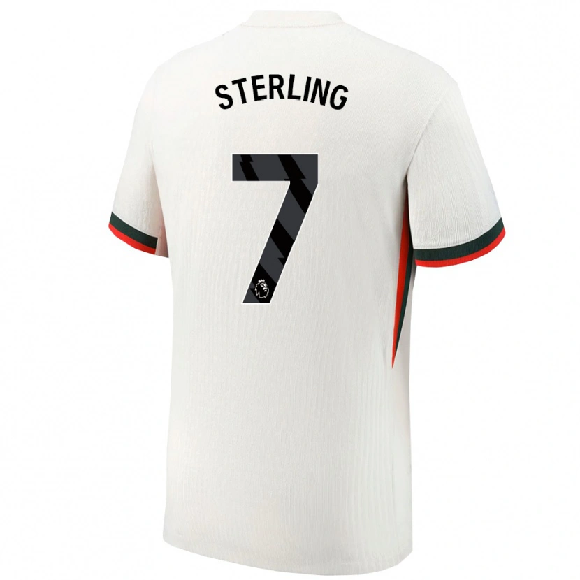 Danxen Herren Raheem Sterling #7 Weiß Grün Auswärtstrikot Trikot 2025/26 T-Shirt Österreich