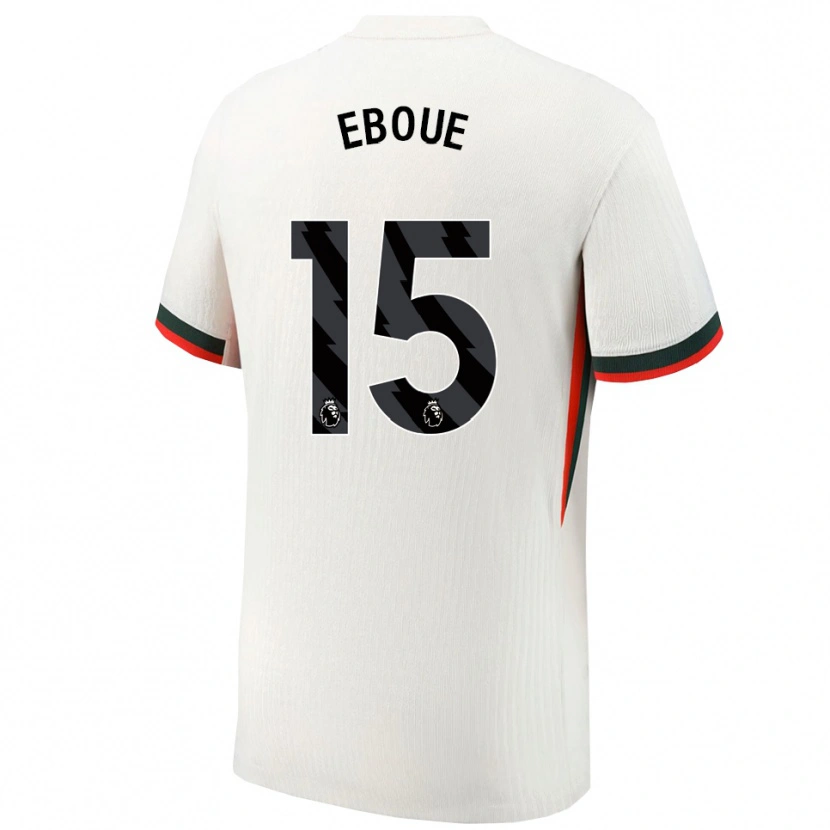 Danxen Herren Mathis Eboué #15 Weiß Grün Auswärtstrikot Trikot 2025/26 T-Shirt Österreich
