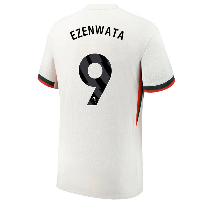 Danxen Herren Chizaram Ezenwata #9 Weiß Grün Auswärtstrikot Trikot 2025/26 T-Shirt Österreich