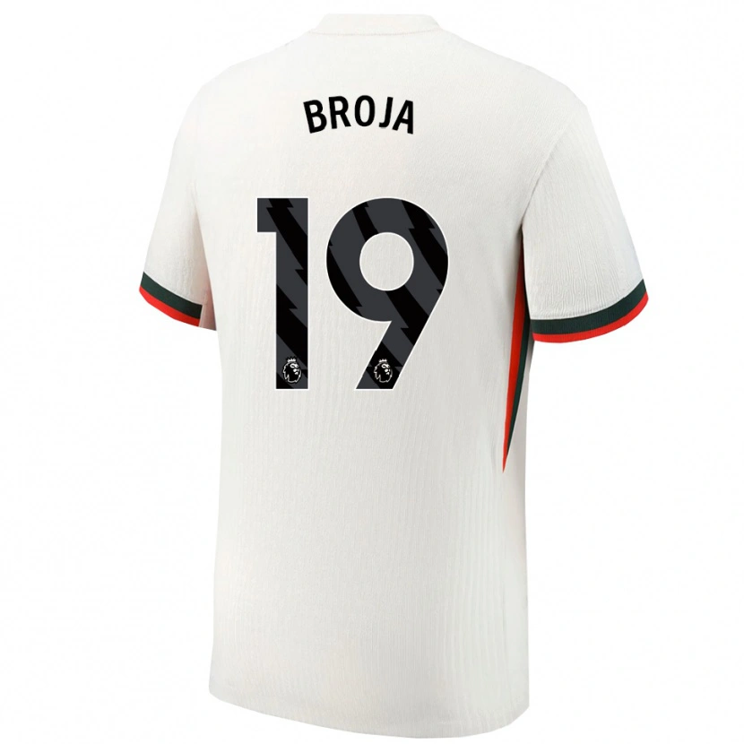 Danxen Herren Armando Broja #19 Weiß Grün Auswärtstrikot Trikot 2025/26 T-Shirt Österreich