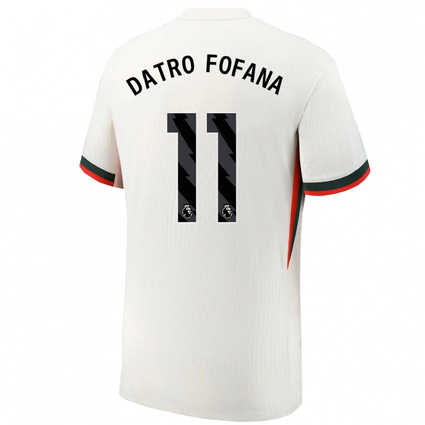 Danxen Herren David Datro Fofana #11 Weiß Grün Auswärtstrikot Trikot 2025/26 T-Shirt Österreich