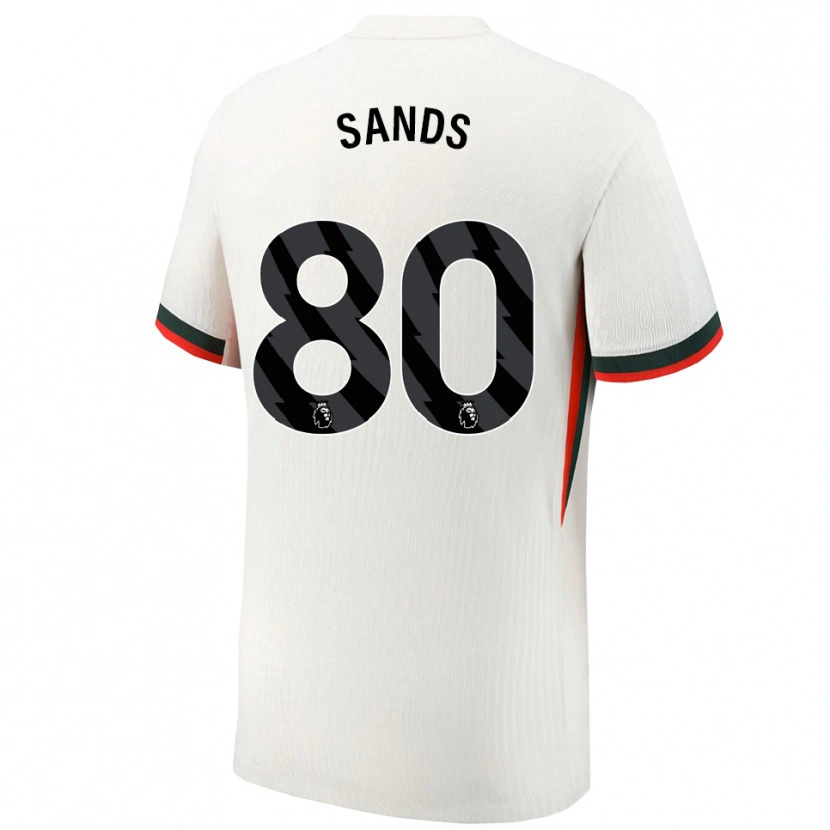 Danxen Herren Hudson Sands #80 Weiß Grün Auswärtstrikot Trikot 2025/26 T-Shirt Österreich