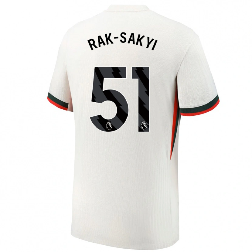 Danxen Herren Sam Rak-Sakyi #51 Weiß Grün Auswärtstrikot Trikot 2025/26 T-Shirt Österreich