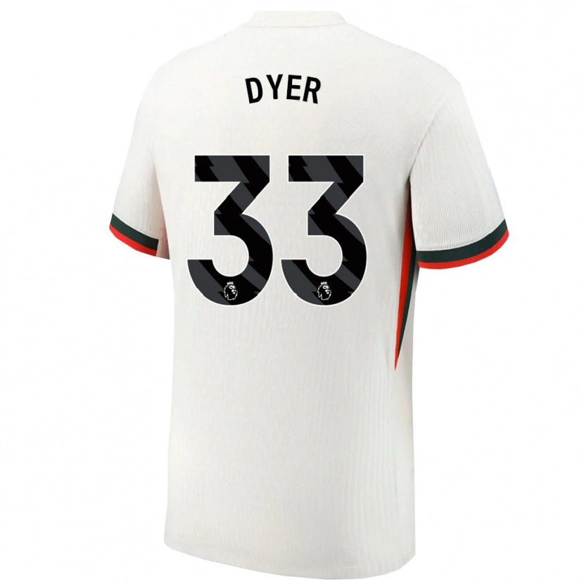 Danxen Herren Kiano Dyer #33 Weiß Grün Auswärtstrikot Trikot 2025/26 T-Shirt Österreich