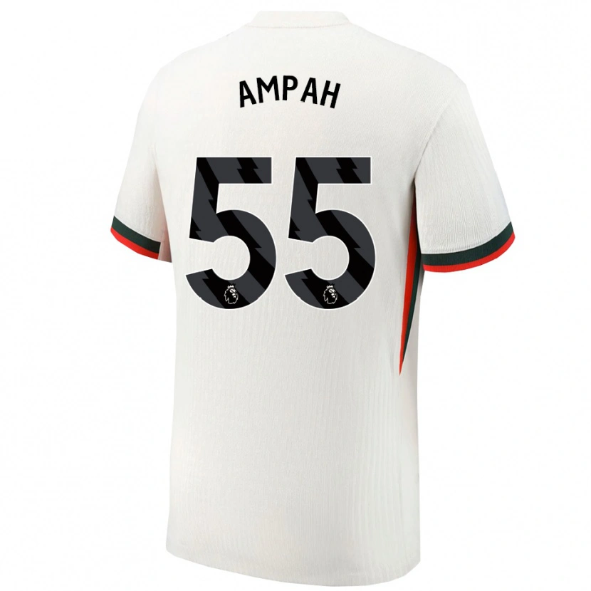Danxen Herren Ato Ampah #55 Weiß Grün Auswärtstrikot Trikot 2025/26 T-Shirt Österreich