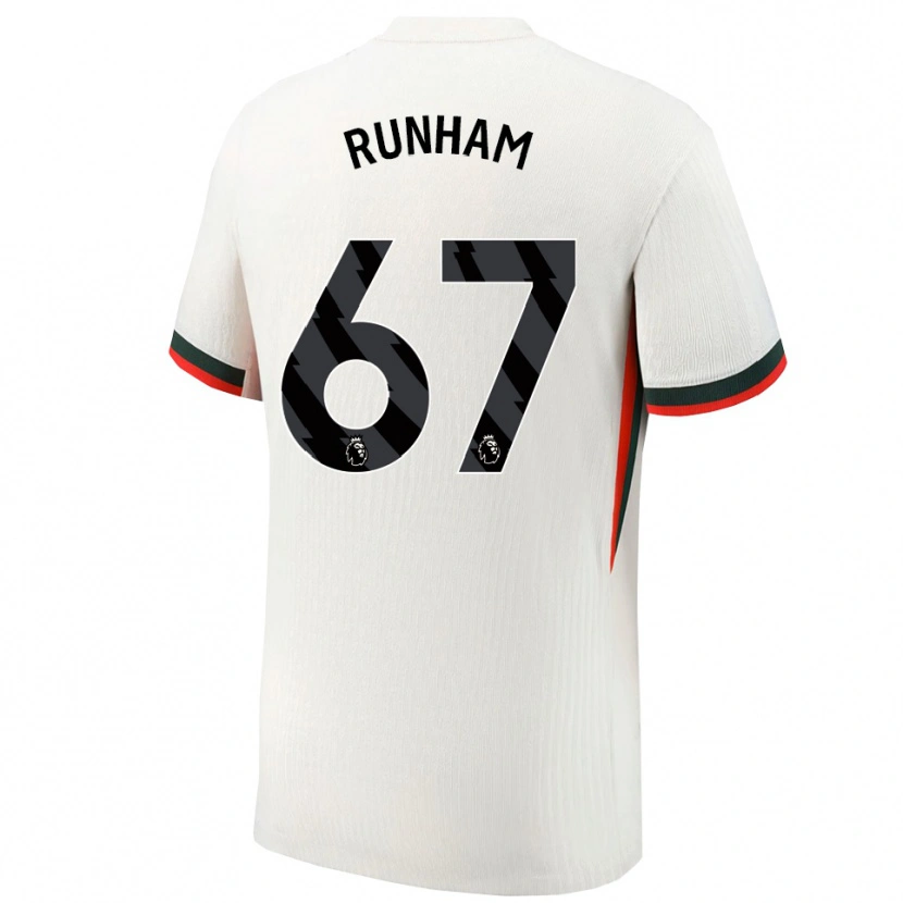 Danxen Herren Frankie Runham #67 Weiß Grün Auswärtstrikot Trikot 2025/26 T-Shirt Österreich