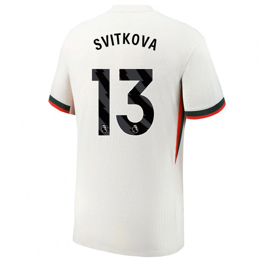 Danxen Herren Katerina Svitkova #13 Weiß Grün Auswärtstrikot Trikot 2025/26 T-Shirt Österreich