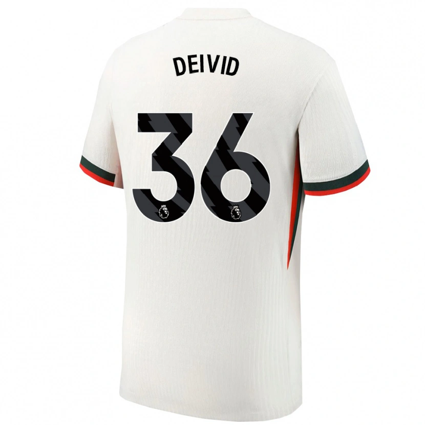 Danxen Herren Deivid Washington #36 Weiß Grün Auswärtstrikot Trikot 2025/26 T-Shirt Österreich