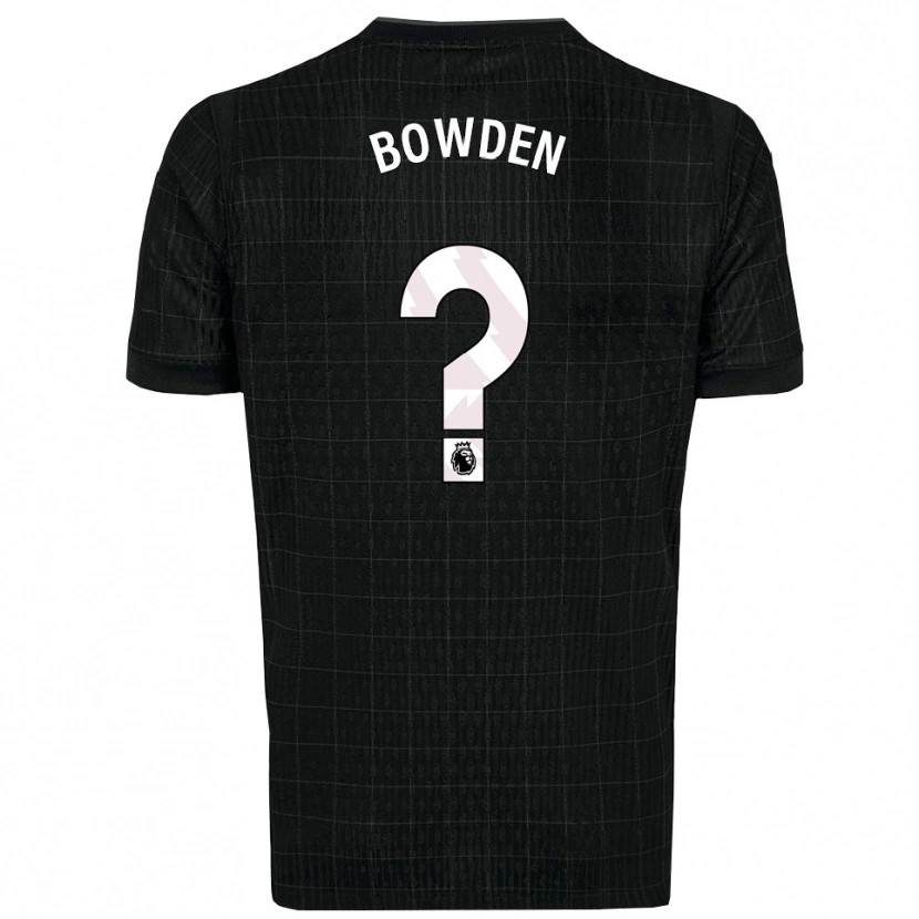 Danxen Herren Jamie Bowden #0 Schwarz Grau Auswärtstrikot Trikot 2025/26 T-Shirt Österreich