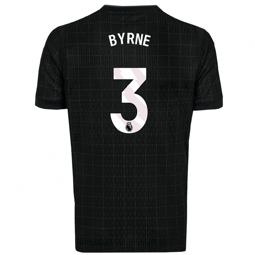 Danxen Herren Harry Byrne #3 Schwarz Grau Auswärtstrikot Trikot 2025/26 T-Shirt Österreich