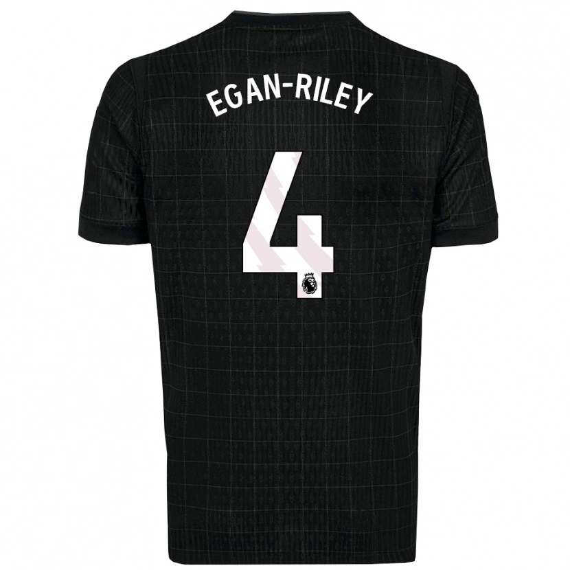 Danxen Herren Roman Egan-Riley #4 Schwarz Grau Auswärtstrikot Trikot 2025/26 T-Shirt Österreich