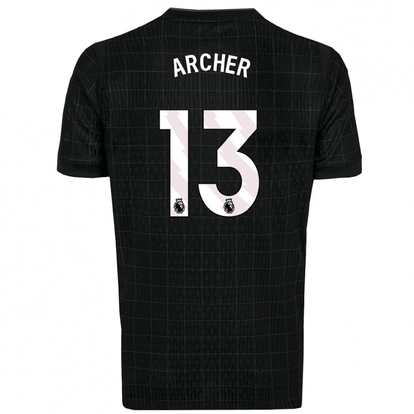Danxen Herren Samual Archer #13 Schwarz Grau Auswärtstrikot Trikot 2025/26 T-Shirt Österreich