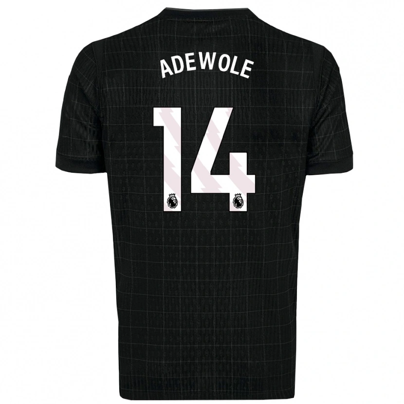 Danxen Herren Miracle Adewole #14 Schwarz Grau Auswärtstrikot Trikot 2025/26 T-Shirt Österreich
