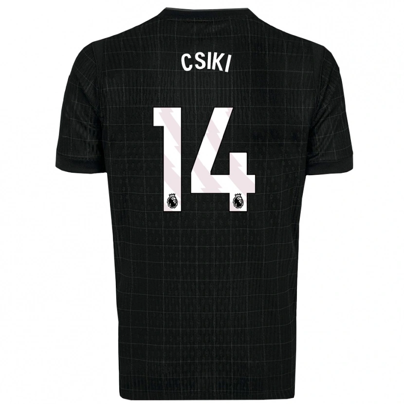 Danxen Herren Anna Csiki #14 Schwarz Grau Auswärtstrikot Trikot 2025/26 T-Shirt Österreich