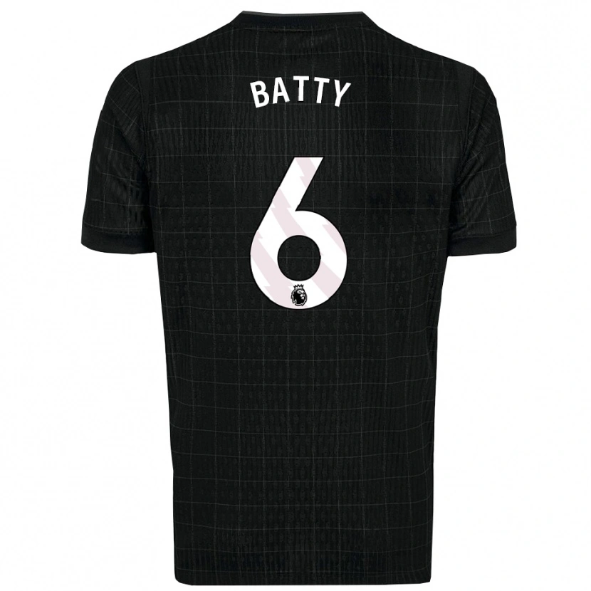 Danxen Herren Dan Batty #6 Schwarz Grau Auswärtstrikot Trikot 2025/26 T-Shirt Österreich
