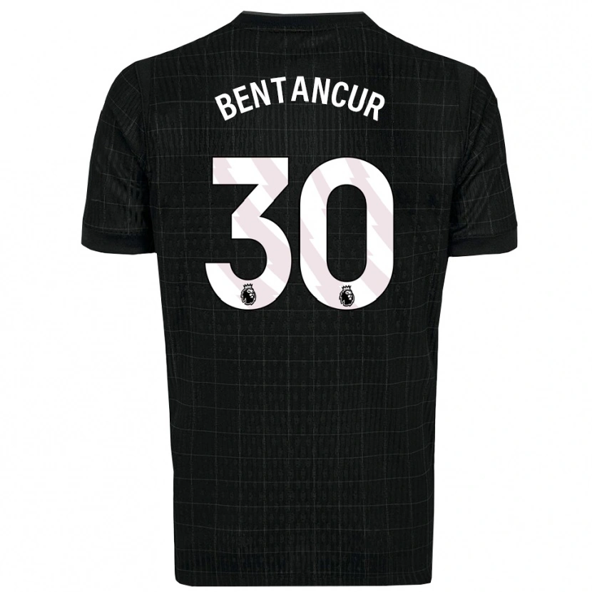 Danxen Herren Rodrigo Bentancur #30 Schwarz Grau Auswärtstrikot Trikot 2025/26 T-Shirt Österreich
