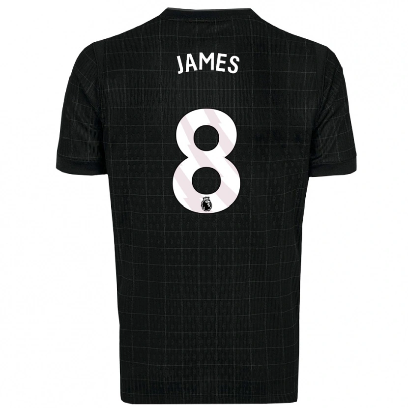 Danxen Herren Angharad James #8 Schwarz Grau Auswärtstrikot Trikot 2025/26 T-Shirt Österreich