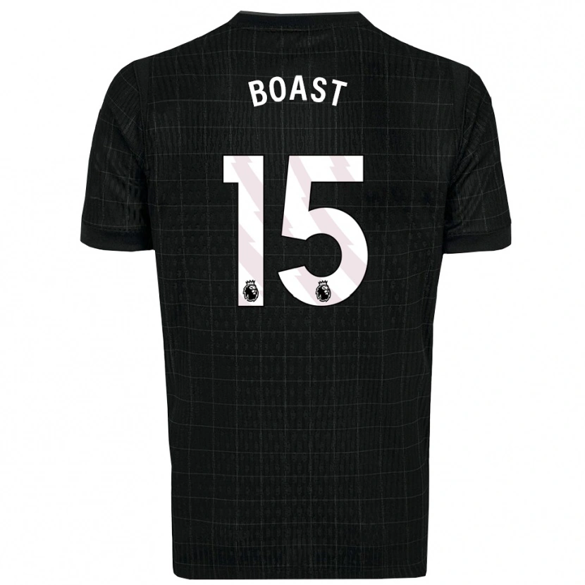 Danxen Herren Oliver Boast #15 Schwarz Grau Auswärtstrikot Trikot 2025/26 T-Shirt Österreich