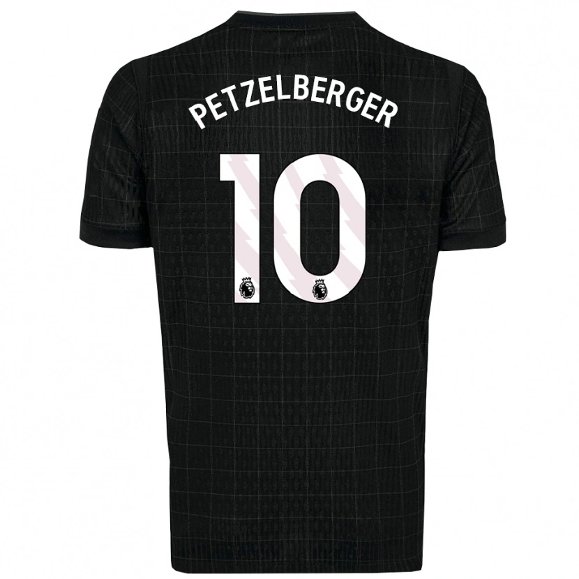 Danxen Herren Ramona Petzelberger #10 Schwarz Grau Auswärtstrikot Trikot 2025/26 T-Shirt Österreich