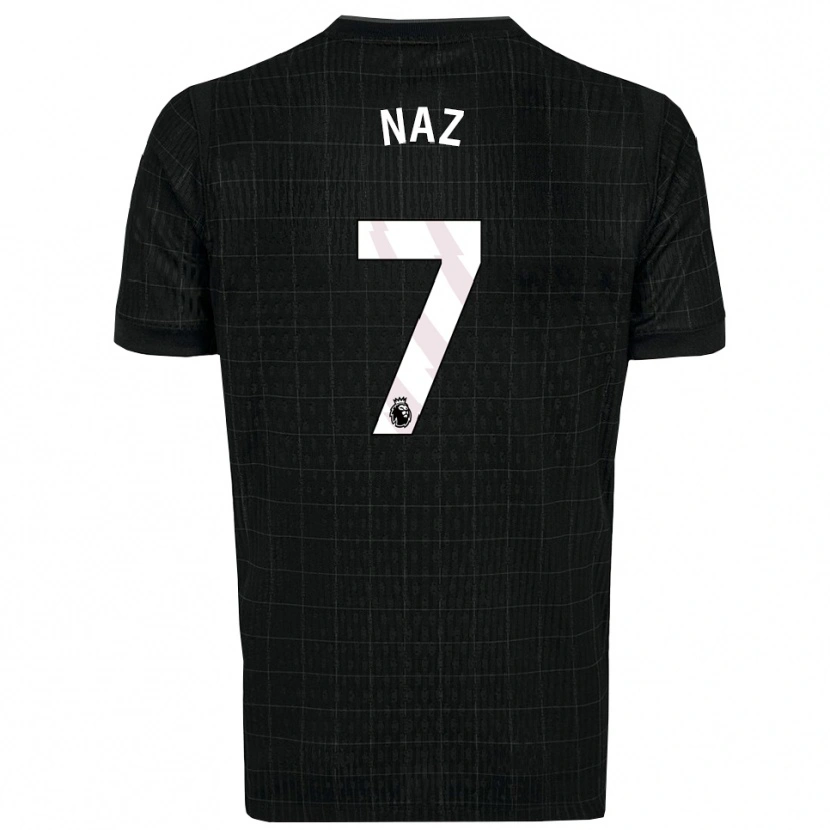 Danxen Herren Jessica Naz #7 Schwarz Grau Auswärtstrikot Trikot 2025/26 T-Shirt Österreich
