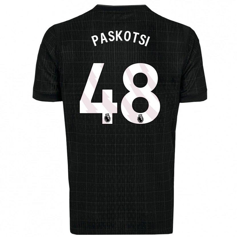Danxen Herren Maksim Paskotsi #48 Schwarz Grau Auswärtstrikot Trikot 2025/26 T-Shirt Österreich