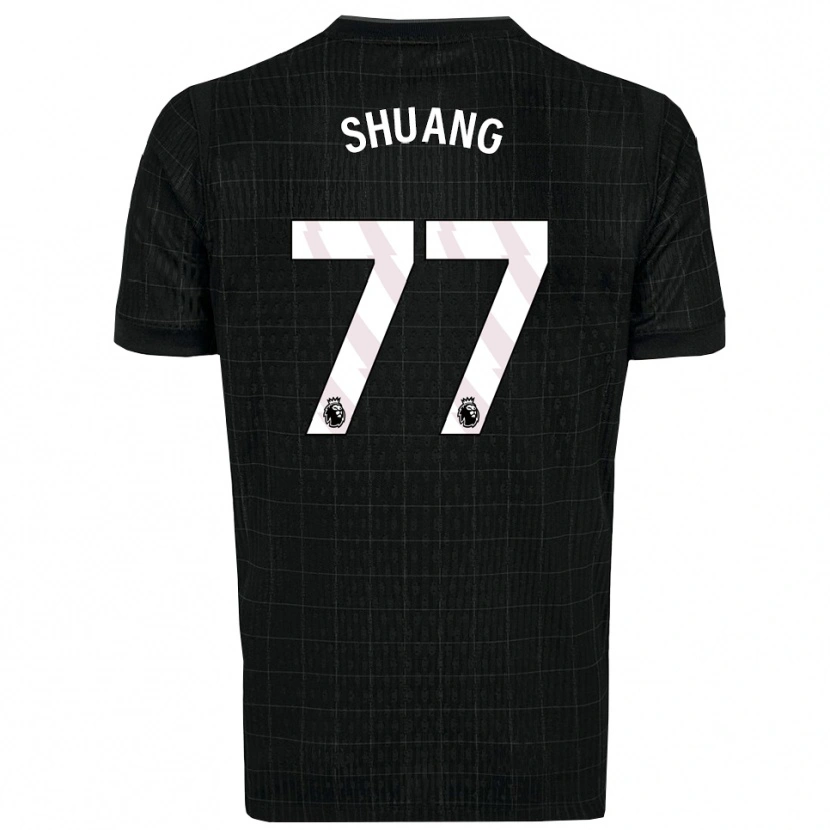 Danxen Herren Wang Shuang #77 Schwarz Grau Auswärtstrikot Trikot 2025/26 T-Shirt Österreich