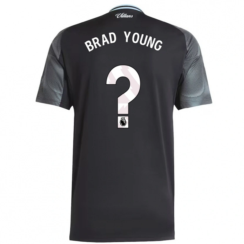 Danxen Herren Brad Young #0 Schwarz Himmelblau Auswärtstrikot Trikot 2025/26 T-Shirt Österreich