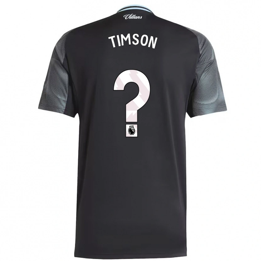 Danxen Herren Nile Timson #0 Schwarz Himmelblau Auswärtstrikot Trikot 2025/26 T-Shirt Österreich