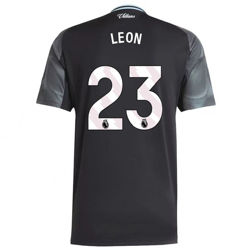 Danxen Herren Adriana Leon #23 Schwarz Himmelblau Auswärtstrikot Trikot 2025/26 T-Shirt Österreich