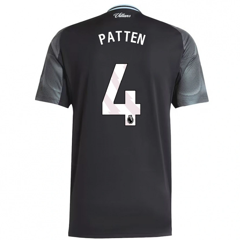 Danxen Herren Anna Patten #4 Schwarz Himmelblau Auswärtstrikot Trikot 2025/26 T-Shirt Österreich