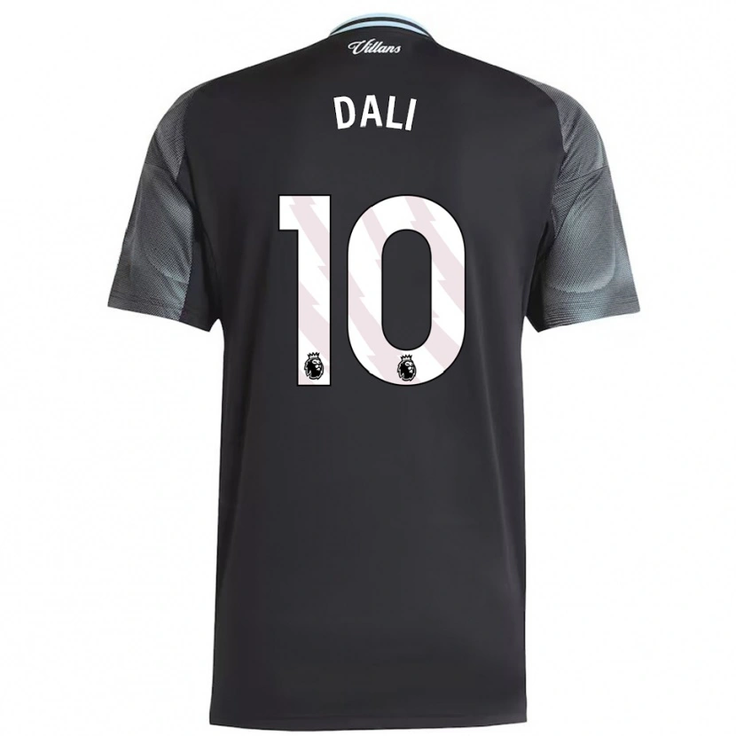 Danxen Herren Kenza Dali #10 Schwarz Himmelblau Auswärtstrikot Trikot 2025/26 T-Shirt Österreich