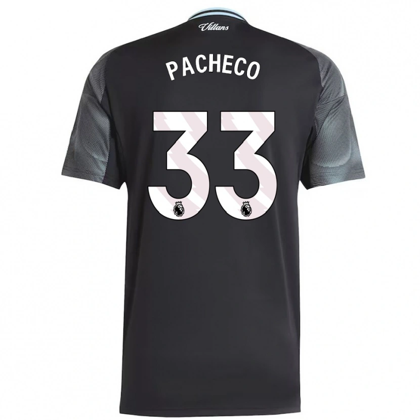 Danxen Herren Maz Pacheco #33 Schwarz Himmelblau Auswärtstrikot Trikot 2025/26 T-Shirt Österreich