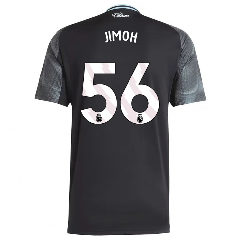Danxen Herren Jamaldeen Jimoh-Aloba #56 Schwarz Himmelblau Auswärtstrikot Trikot 2025/26 T-Shirt Österreich